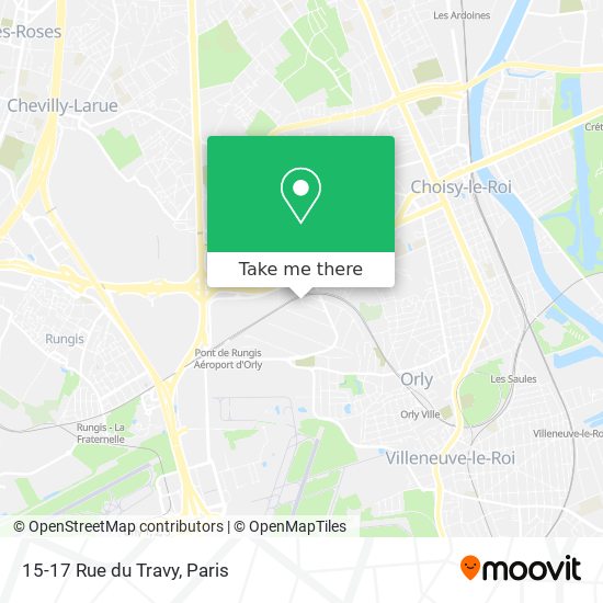 Mapa 15-17 Rue du Travy