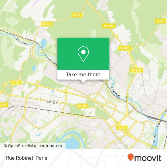 Rue Robinet map