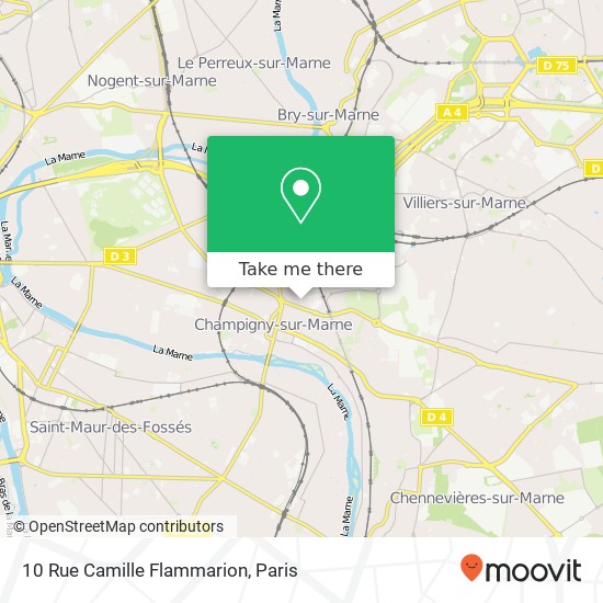 10 Rue Camille Flammarion map