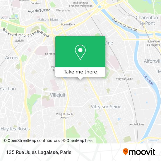 Mapa 135 Rue Jules Lagaisse