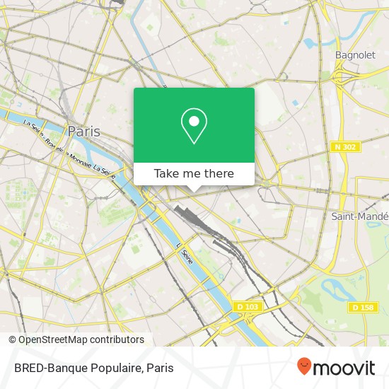 BRED-Banque Populaire map