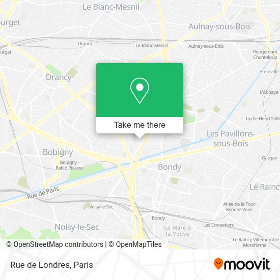 Rue de Londres map