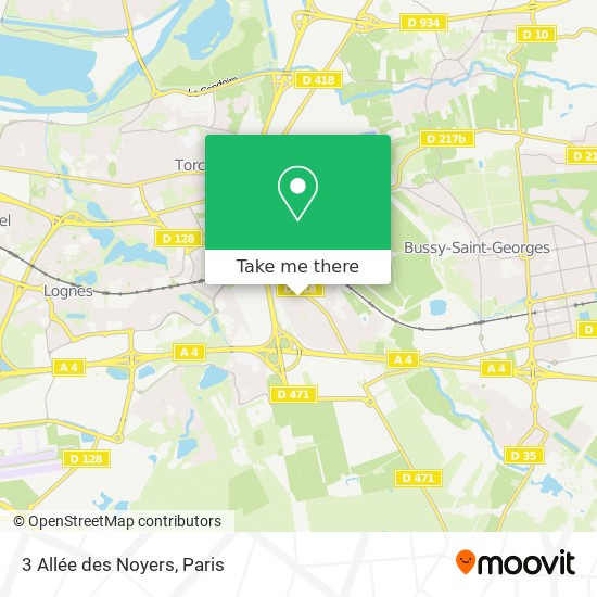 3 Allée des Noyers map