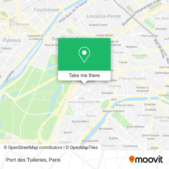 Port des Tuileries map