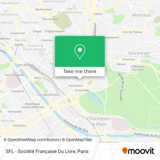 SFL - Société Française Du Livre map