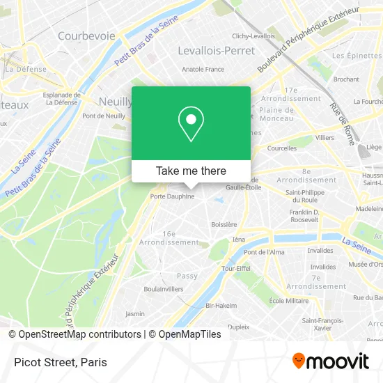 Rue Picot map