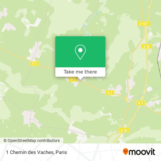 1 Chemin des Vaches map