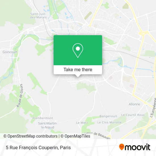 5 Rue François Couperin map
