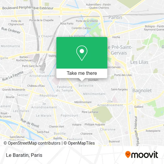 Le Baratin map