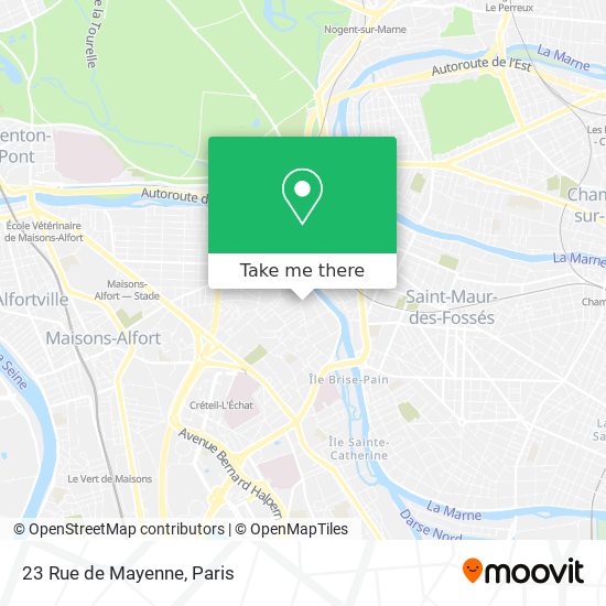 23 Rue de Mayenne map