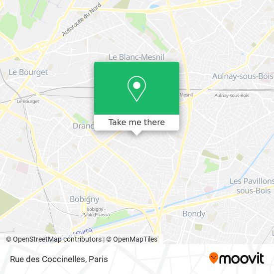 Mapa Rue des Coccinelles