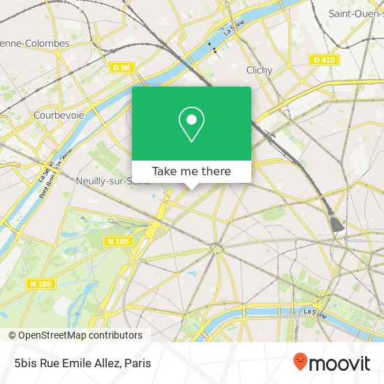5bis Rue Emile Allez map