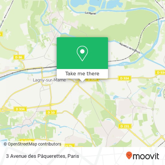 3 Avenue des Pâquerettes map