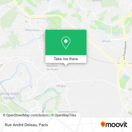 Rue André Deleau map