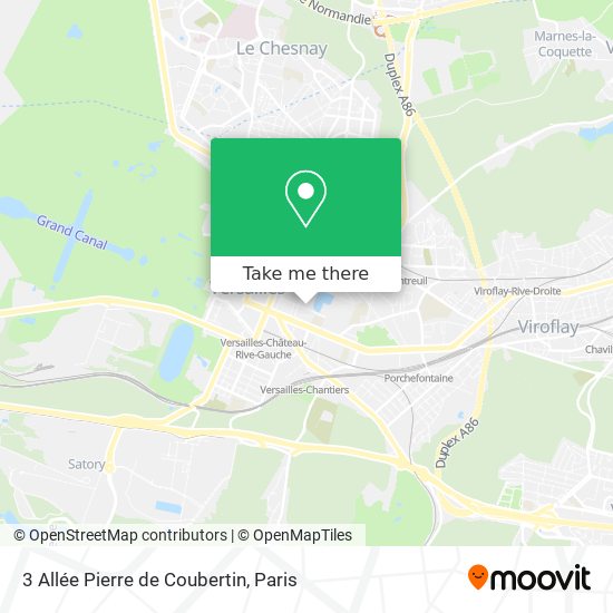 3 Allée Pierre de Coubertin map
