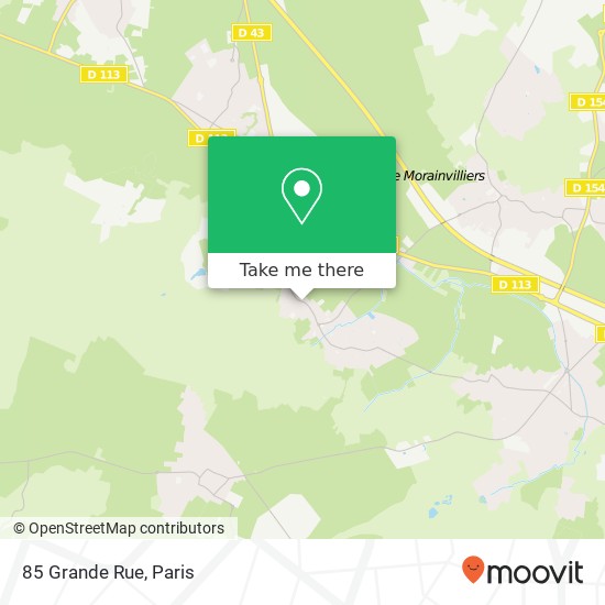 Mapa 85 Grande Rue
