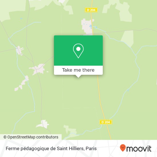 Ferme pédagogique de Saint Hilliers map