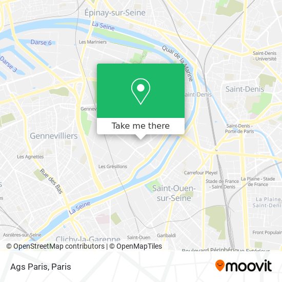 Ags Paris map