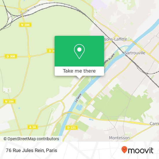 76 Rue Jules Rein map