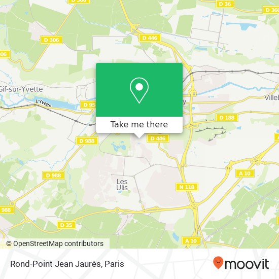 Mapa Rond-Point Jean Jaurès