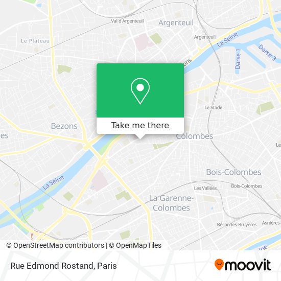 Mapa Rue Edmond Rostand