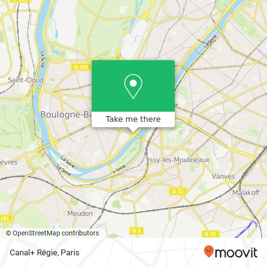 Mapa Canal+ Régie