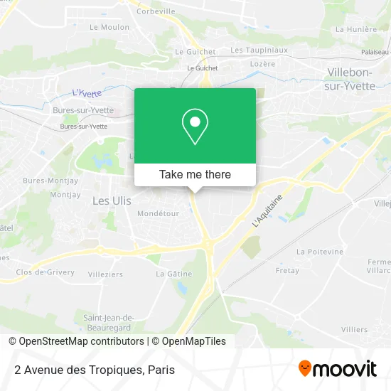 2 Avenue des Tropiques map