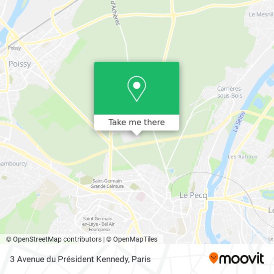 3 Avenue du Président Kennedy map