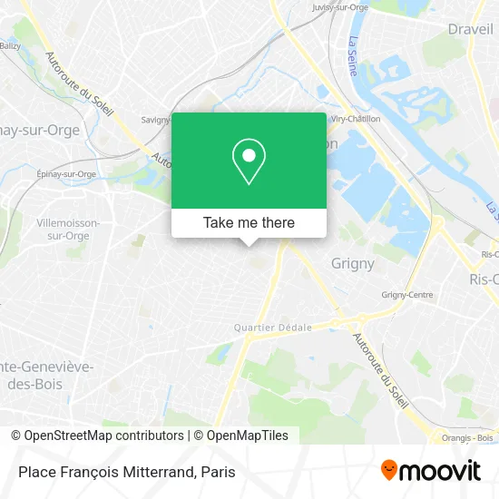 Place François Mitterrand map
