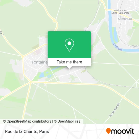 Rue de la Charité map