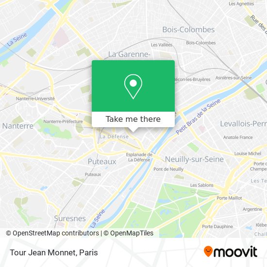 Tour Jean Monnet map