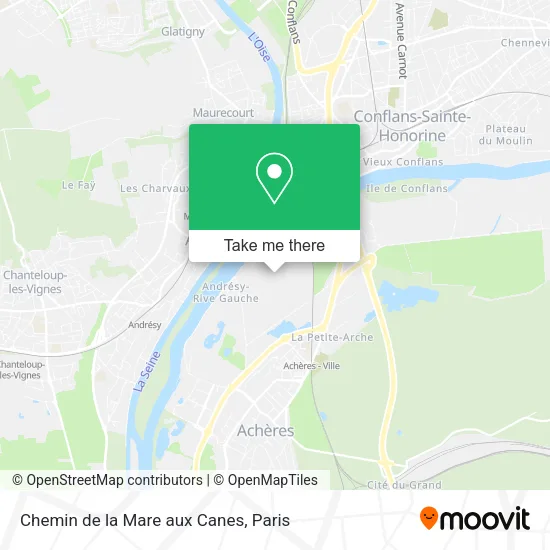 Chemin de la Mare aux Canes map