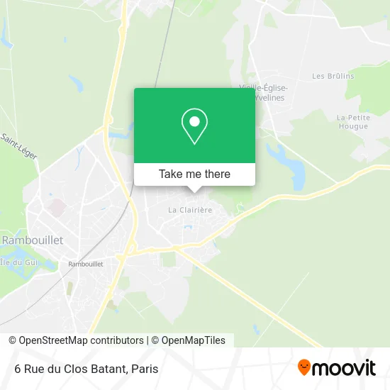 6 Rue du Clos Batant map