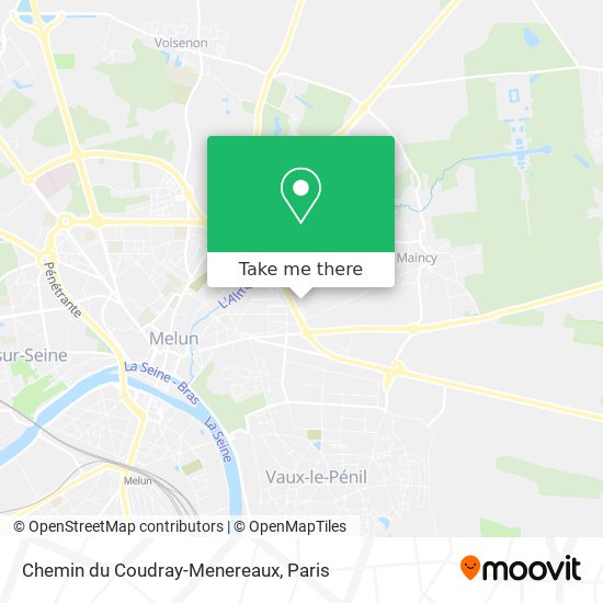 Chemin du Coudray-Menereaux map