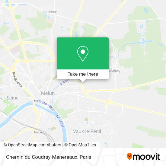 Chemin du Coudray-Menereaux map