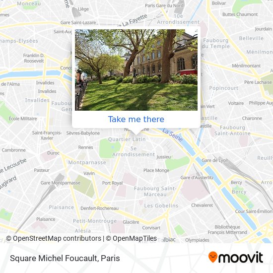 Square Michel Foucault map