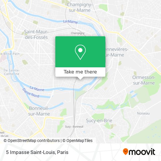 5 Impasse Saint-Louis map