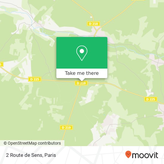 Mapa 2 Route de Sens