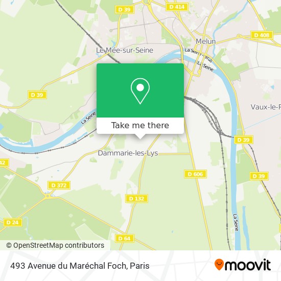 493 Avenue du Maréchal Foch map