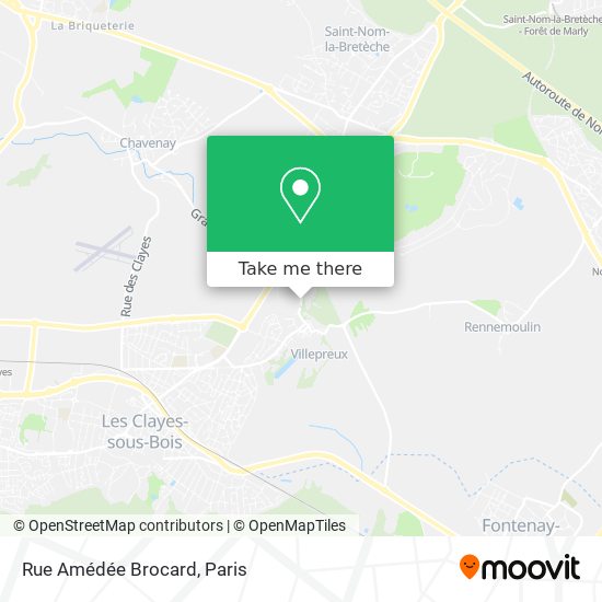 Rue Amédée Brocard map