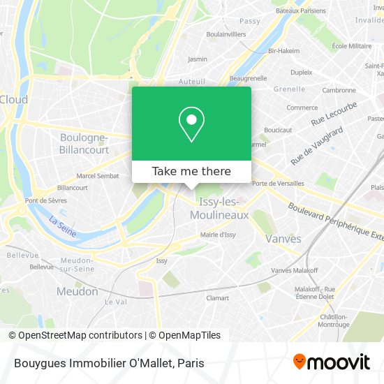 Bouygues Immobilier O'Mallet map