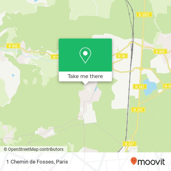 1 Chemin de Fosses map