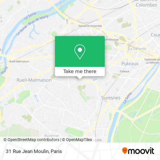 Mapa 31 Rue Jean Moulin