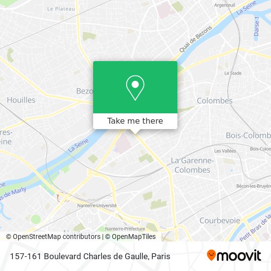 157-161 Boulevard Charles de Gaulle map