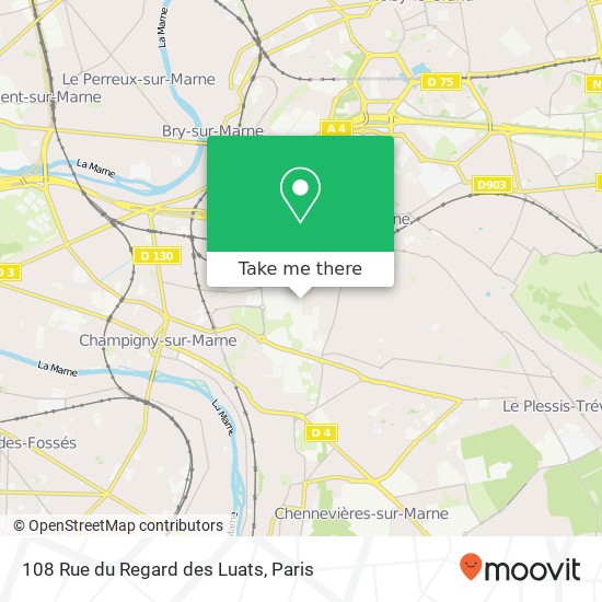 108 Rue du Regard des Luats map