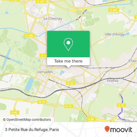 3 Petite Rue du Refuge map