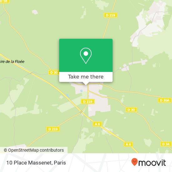 Mapa 10 Place Massenet