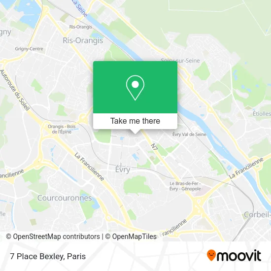 7 Place Bexley map