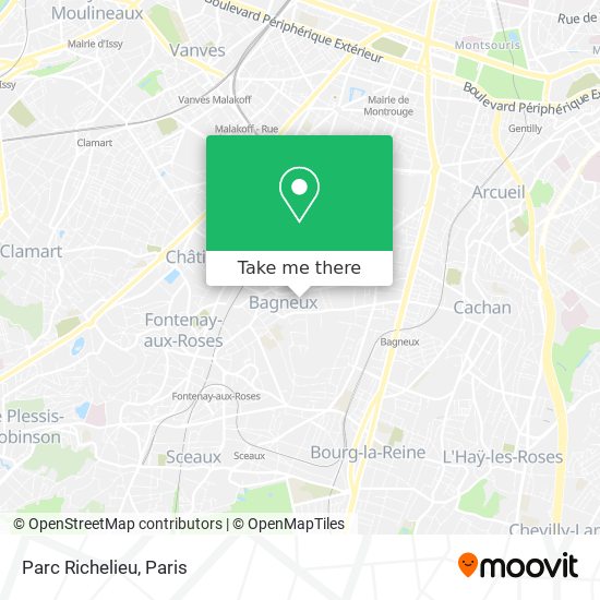 Mapa Parc Richelieu