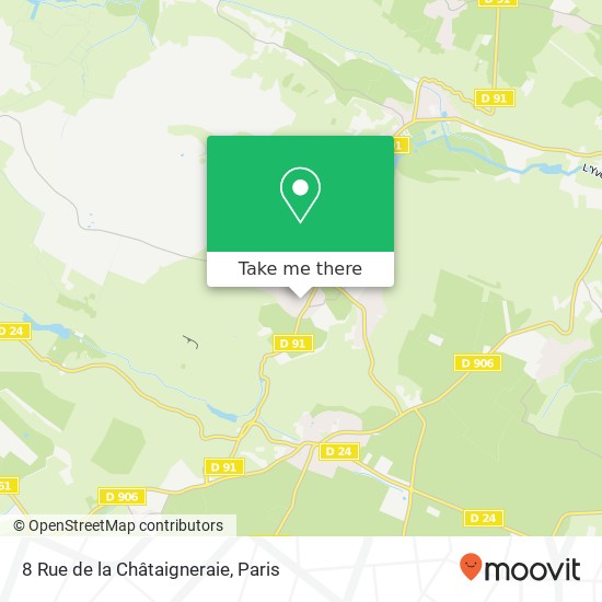 Mapa 8 Rue de la Châtaigneraie